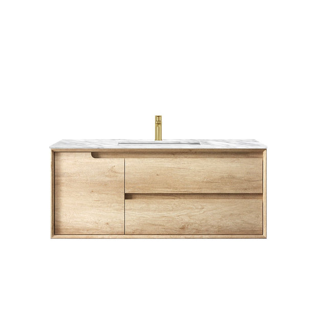 Byron Fluted 1200mm Woodland Oak Wall Hung Vanity