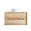 Byron 900mm Natural Oak Wall Hung Vanity