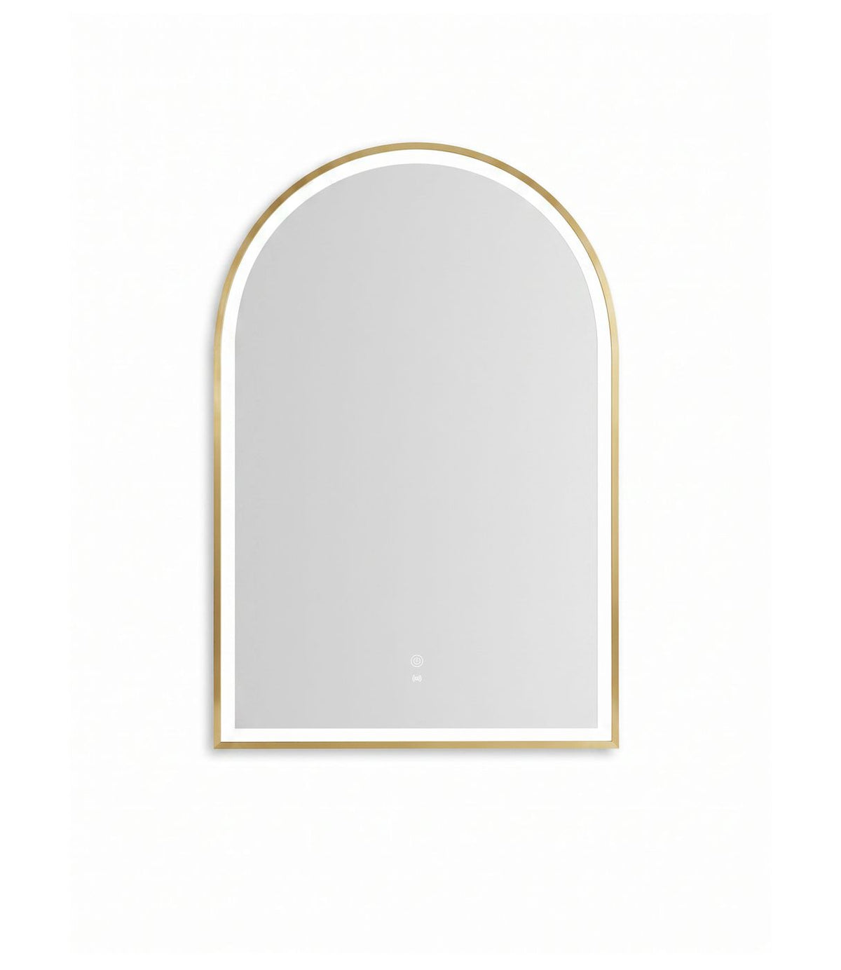LED Archie 900(H)x600(W) Gold Metal Frame Tuffi Mirror