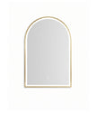LED Archie 900(H)x600(W) Gold Metal Frame Tuffi Mirror
