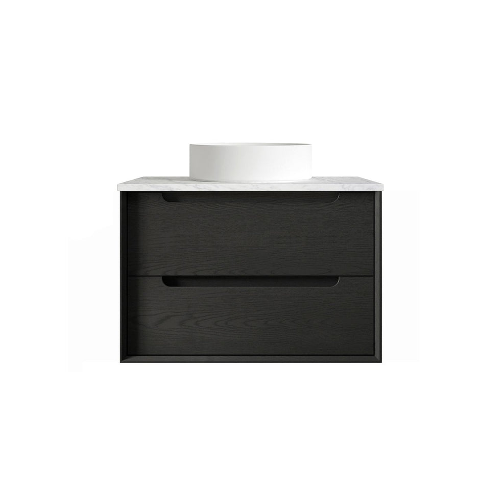 Hampton Mark II 750mm Satin White Wall Hung Vanity