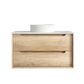 Hampton Mark II 900mm Satin White Wall Hung Vanity