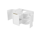 Hampshire 750mm Satin White Wall Hung Curve Vanity (12TH & NTH Only)