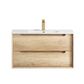 Byron 900mm Natural Oak Wall Hung Vanity