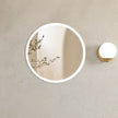 LED Bondi 800mm White Metal Frame Tuffi Mirror