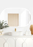 LED Noosa 1200(W)x750(H) Frameless Tuffi Mirror - Install Horizontal or Vertical
