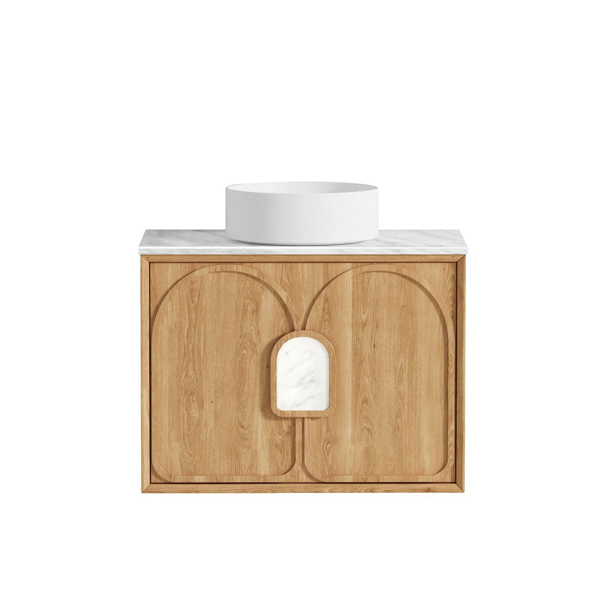 Laguna Mark II 750mm Woodland Oak Wall Hung Vanity