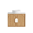 Laguna Mark II 750mm Woodland Oak Wall Hung Vanity