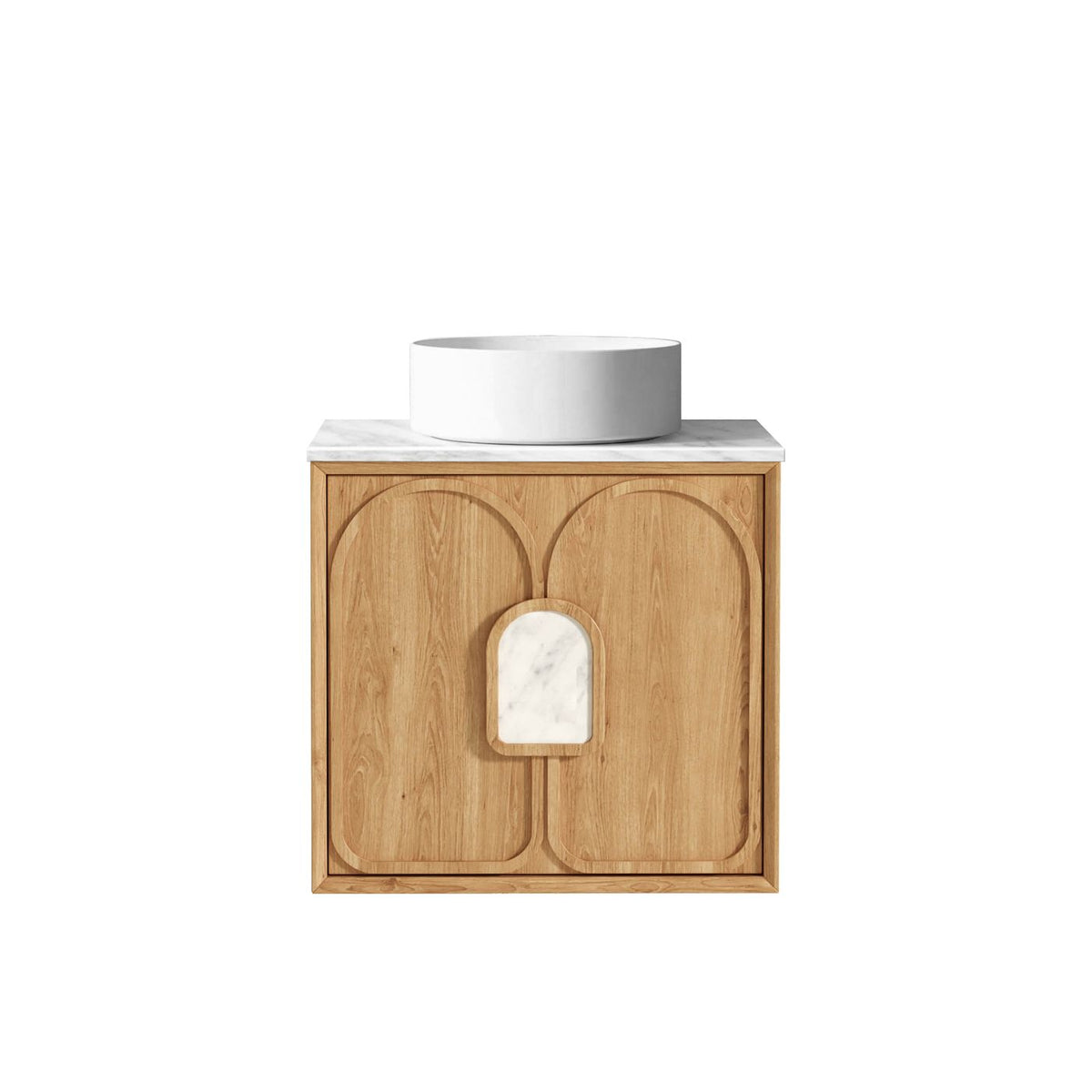 Laguna Mark II 600mm Woodland Oak Wall Hung Vanity