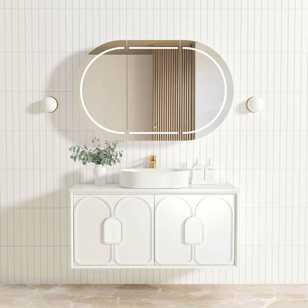 Laguna Mark II 1200mm Matte White Wall Hung Vanity