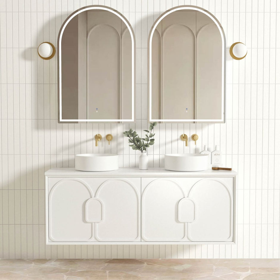 Laguna Mark II 1500mm Matte White Wall Hung Vanity