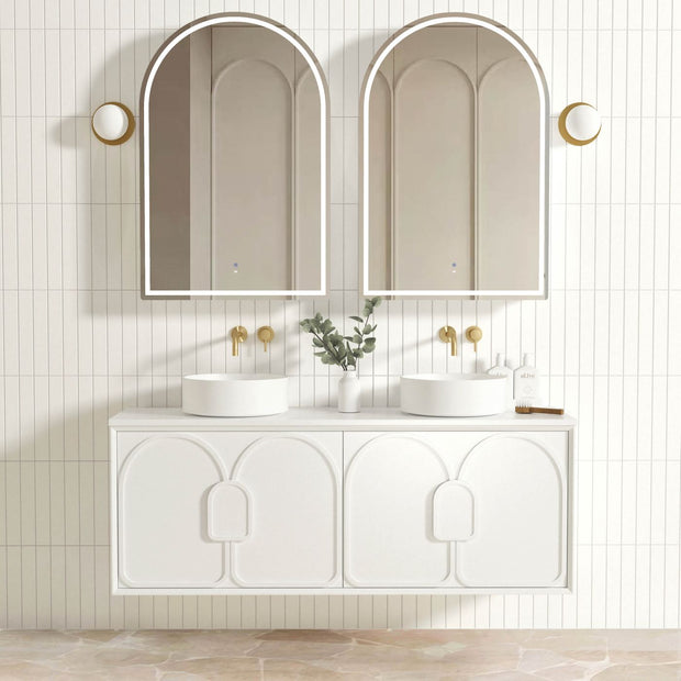Laguna Mark II 1500mm Matte White Wall Hung Vanity