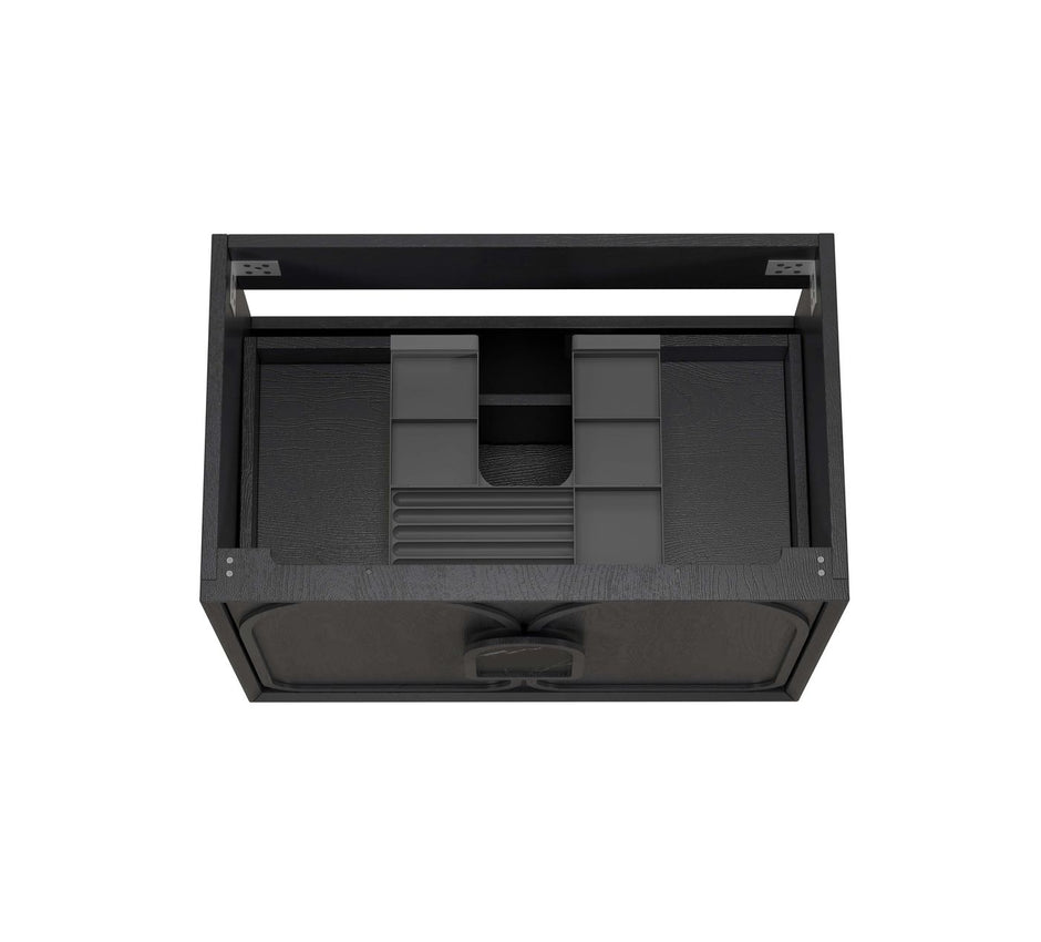 Laguna Mark II 750mm Black Oak Wall Hung Vanity