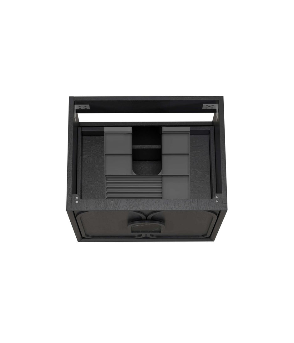 Laguna Mark II 600mm Black Oak Wall Hung Vanity
