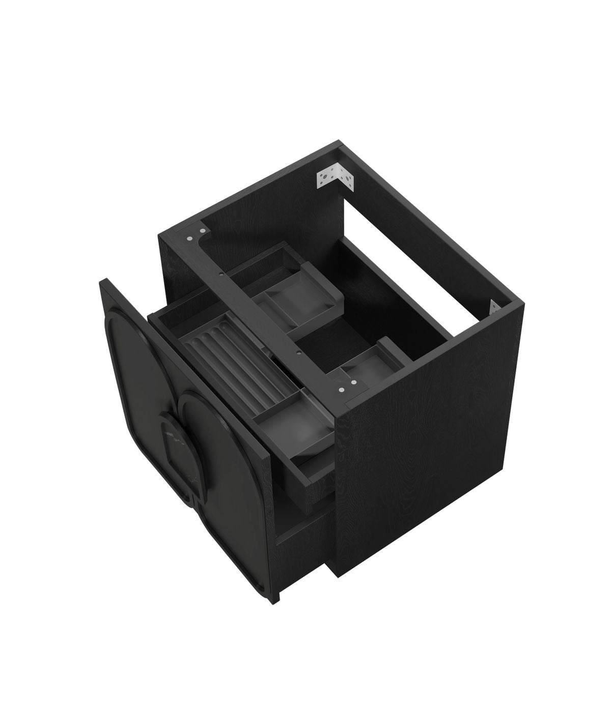 Laguna Mark II 600mm Black Oak Wall Hung Vanity