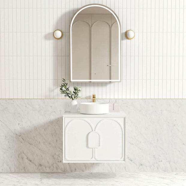 Laguna Mark II 750mm Matte White Wall Hung Vanity