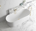 Attica Bondi 1700 Matte White Bath with Overflow