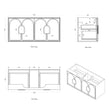 Laguna Mark II 1200mm Black Oak Wall Hung Vanity