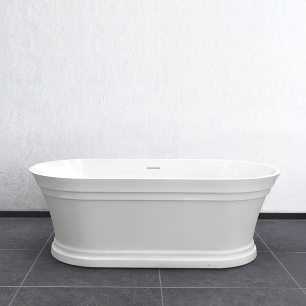 Hampton 1500x750x560 Gloss White Bathtub OF