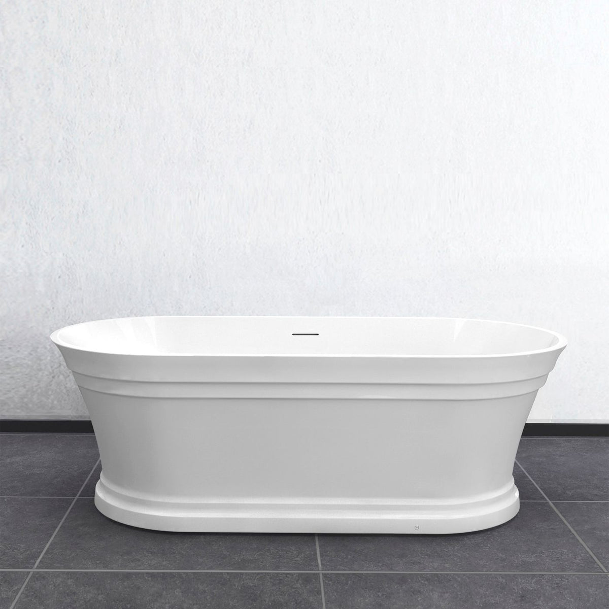 Hampton 1700x800x560 Gloss White Bathtub OF