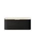 Bondi 1200mm Black Oak Wall Hung Curve Vanity