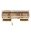 Byron 1800mm Natural Oak Wall Hung Vanity