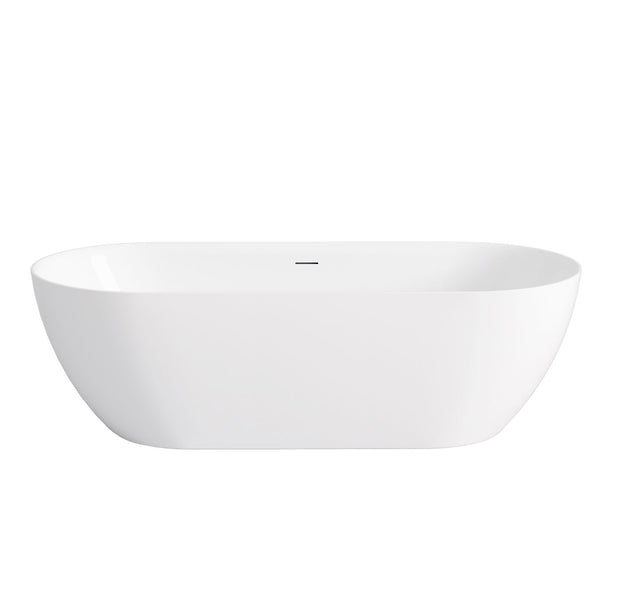 Attica Manolo 1700 Gloss White Bath with Overflow