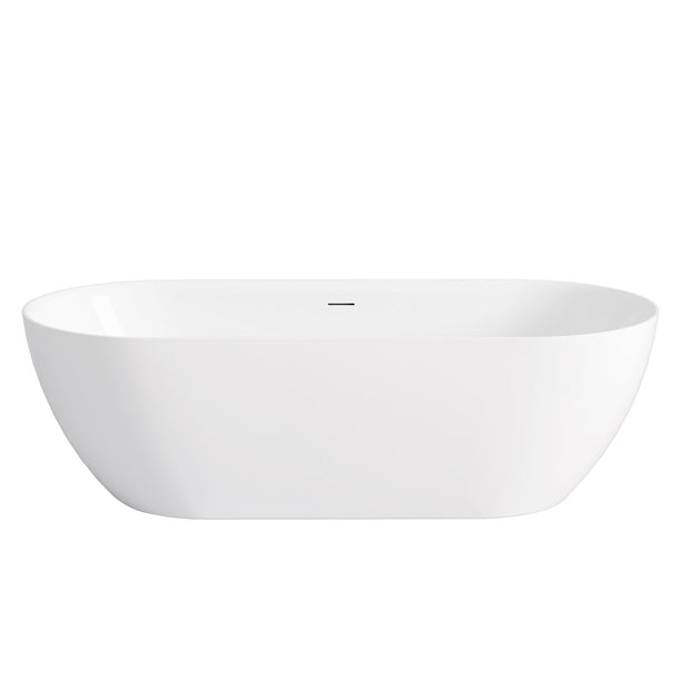 Attica Manolo 1700 Gloss White Bath with Overflow