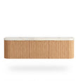 Bondi 1800mm Woodland Oak Fluted Curve Vanity