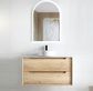 Byron 900mm Sable Walnut Wall Hung Vanity