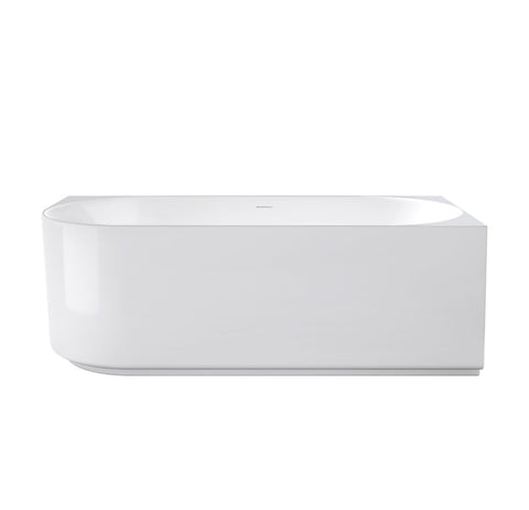 Otti Attica Celine Right Corner 1500 Gloss White Bath with Overflow