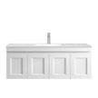 Hampton Mark II 1200mm Satin White Wall Hung Vanity