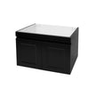 Hampton Mark II 600mm Satin Black Wall Hung Vanity