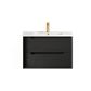 Byron 750mm Black Oak Wall Hung Vanity