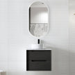 Byron 600mm Black Oak Wall Hung Vanity