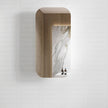Newport 900x450 Natural Oak Shaving Cabinet