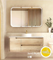 Byron 1200mm Natural Oak Wall Hung Vanity
