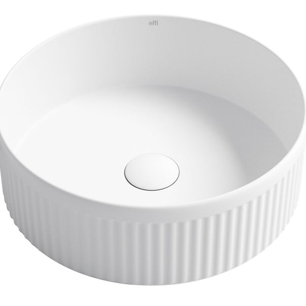 Oxford Round 395x395x120 Matte White Basin