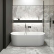 Attica Noosa Fluted 1700 Gloss White Bath