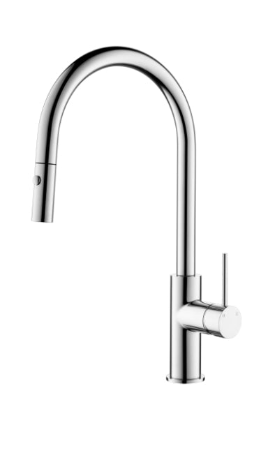 Zenmo Kenzo Pull Out Sink Mixer in Chrome