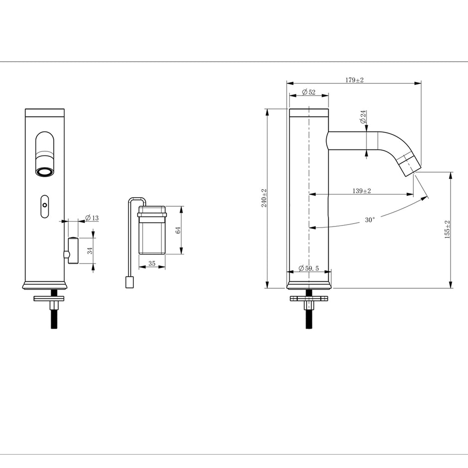 Zenmo Sense Sensor Basin Mixer