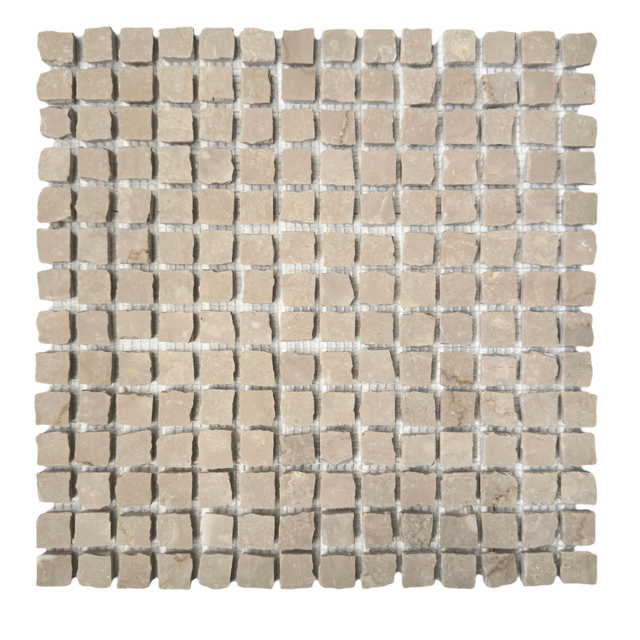 MINI SPLIT BOTTICINO 20 HONED CHIP SIZE 20X20X7 SHEET SIZE 305X305X7MM - MINI SPLIT BOTTICINO HONED 20 -01