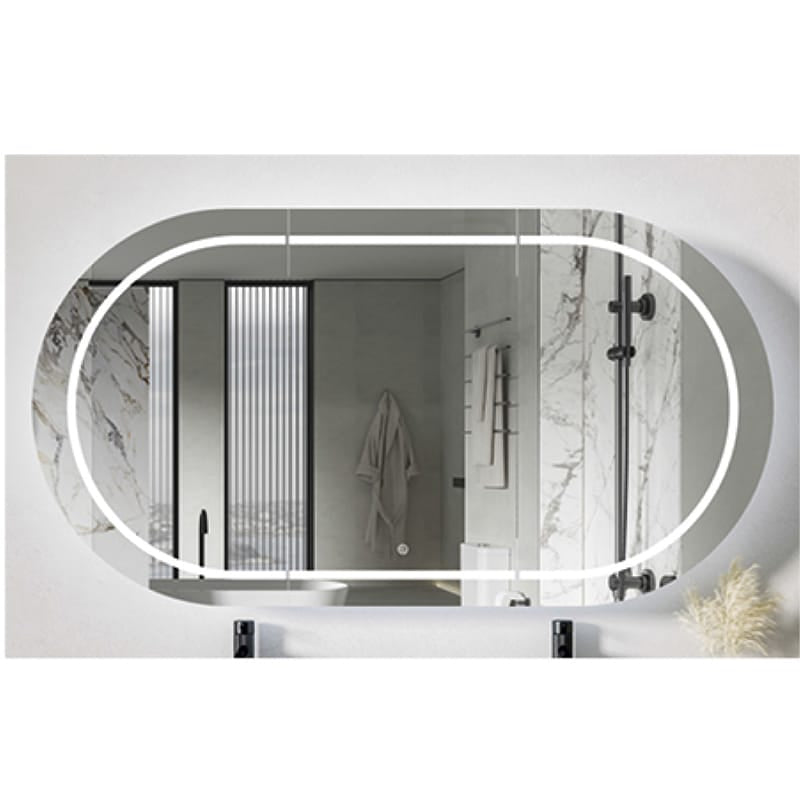 Zenmo Piaza LED Mirror Cabinet Matte White 1500mm