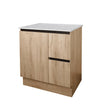 Zenmo Nutro Lux Floor Standing Vanity 750mm White Stone Top (basin not included)