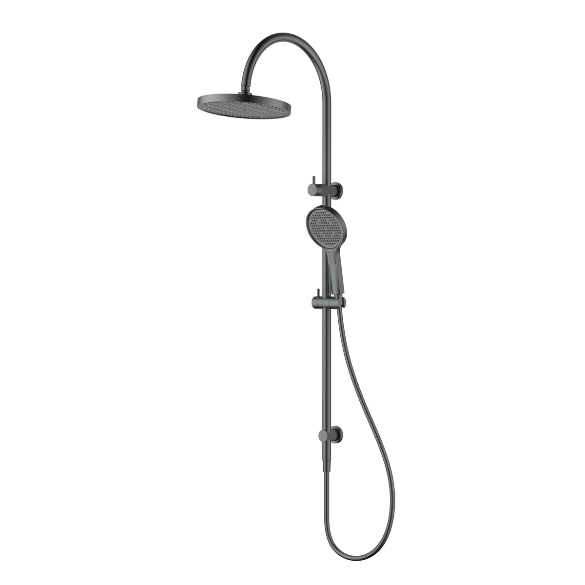 Ikon Linie Round Multi-Function Shower Set 250mm in Gun Metal