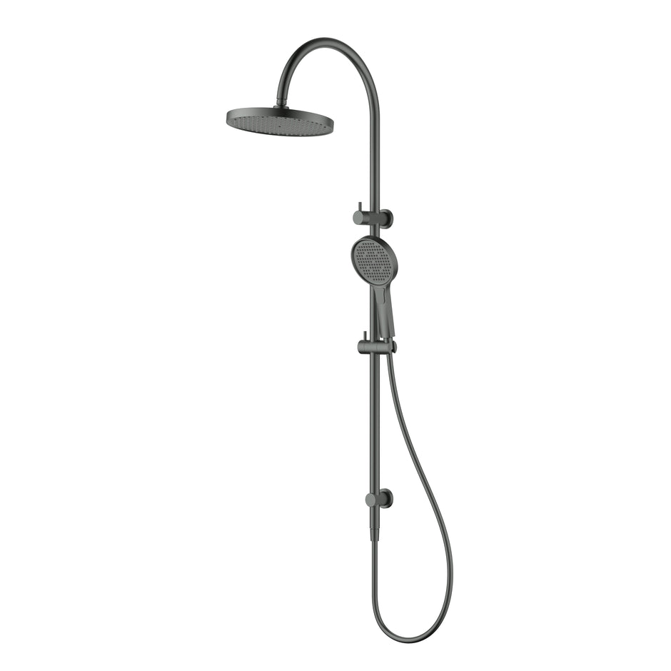 Ikon Linie Round Multi-Function Shower Set 250mm in Gun Metal
