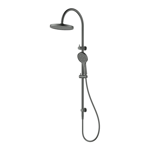Ikon Linie Round Multi-Function Shower Set 250mm in Gun Metal
