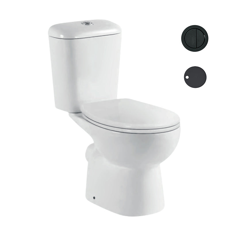 Zenmo Stylo Toilet Suite in Matte Black