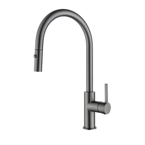 Zenmo Kenzo Pull Out Sink Mixer in Gun Metal