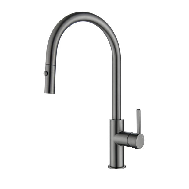 Zenmo Kenzo Pull Out Sink Mixer in Gun Metal